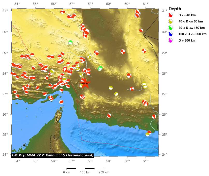 Regional moment Tensor