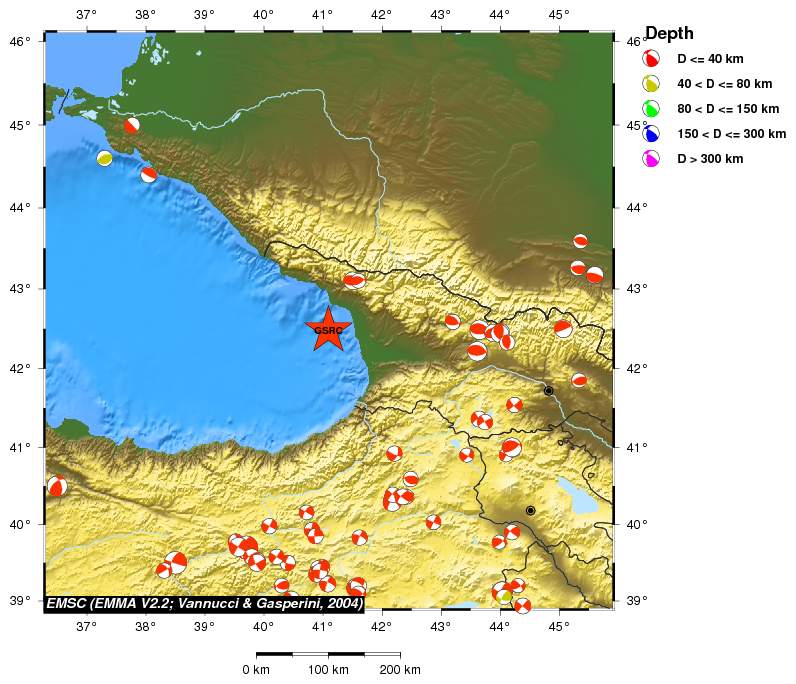 Regional moment Tensor
