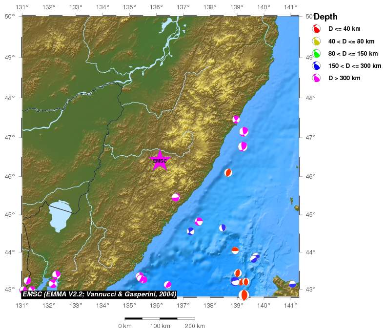 Regional moment Tensor