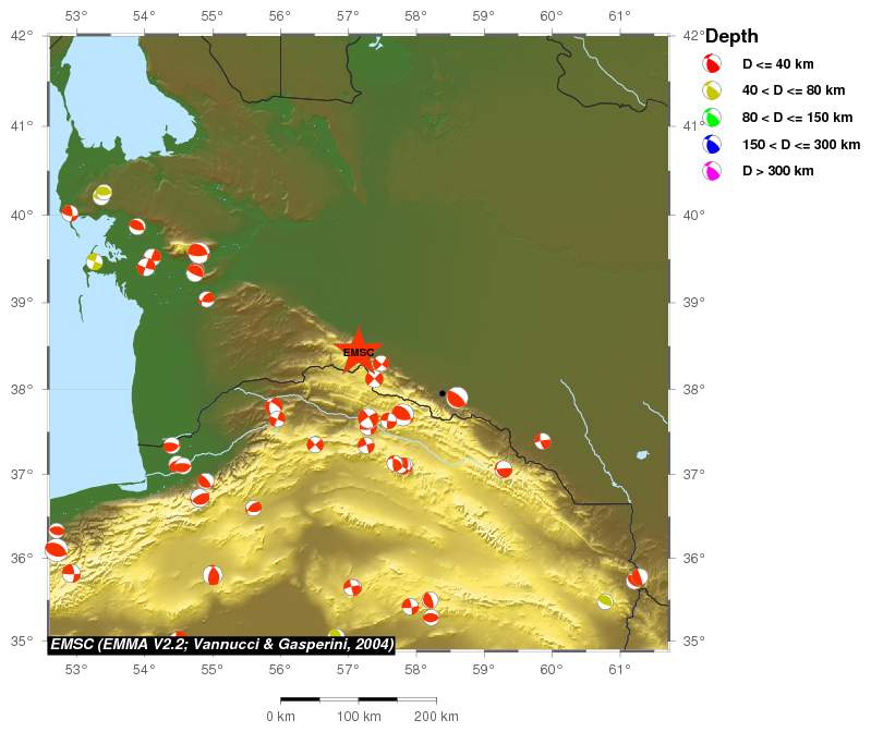 Regional moment Tensor