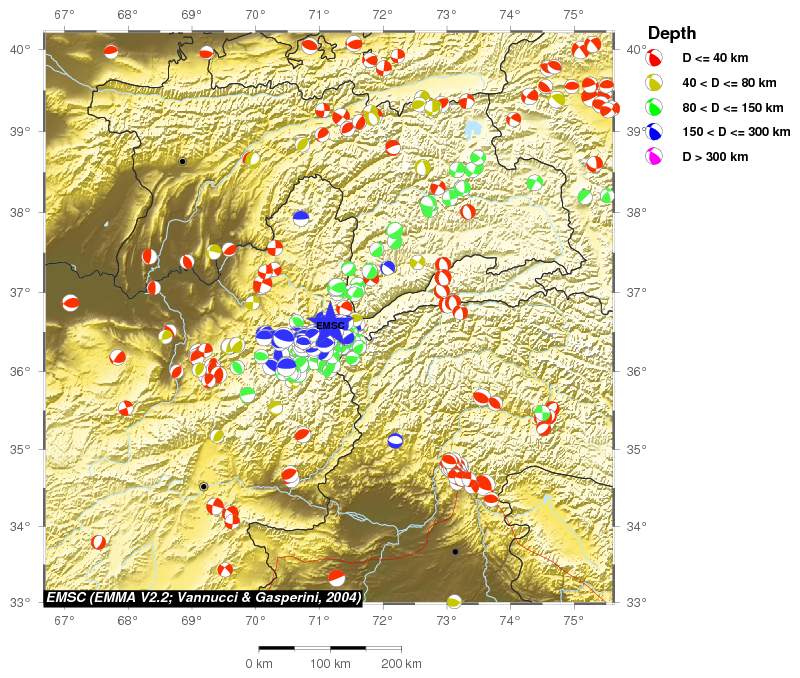 Regional moment Tensor