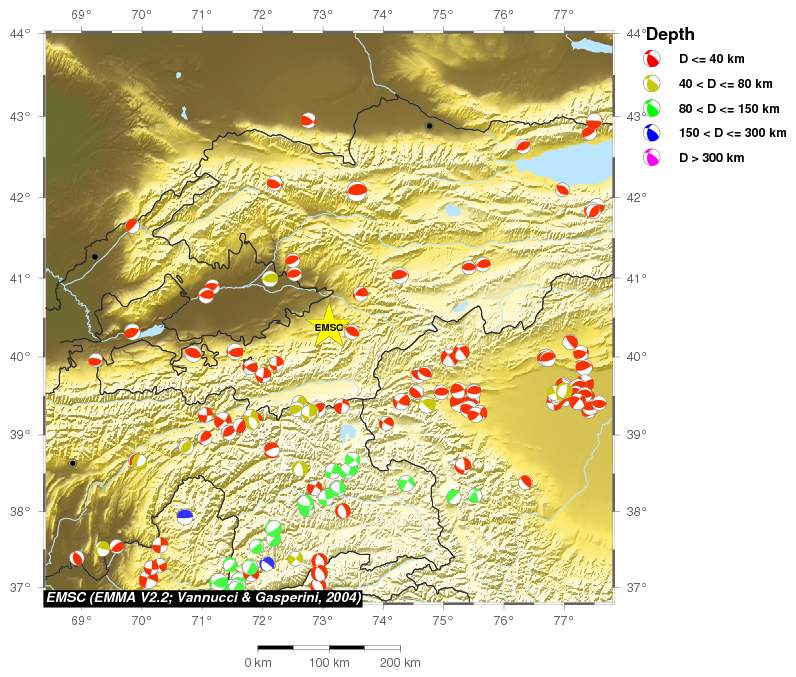 Regional moment Tensor