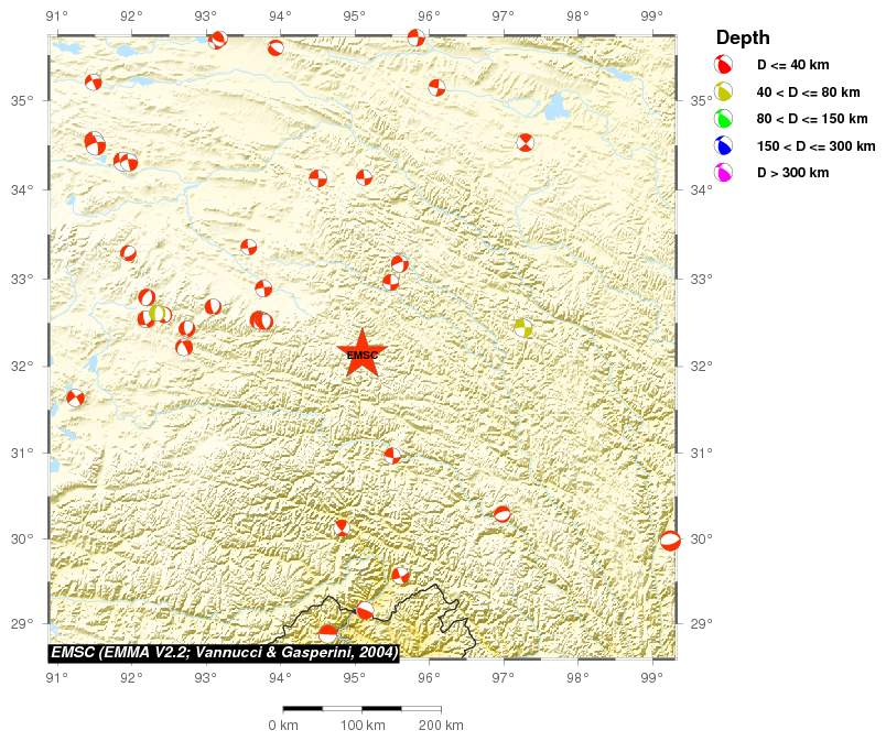 Regional moment Tensor
