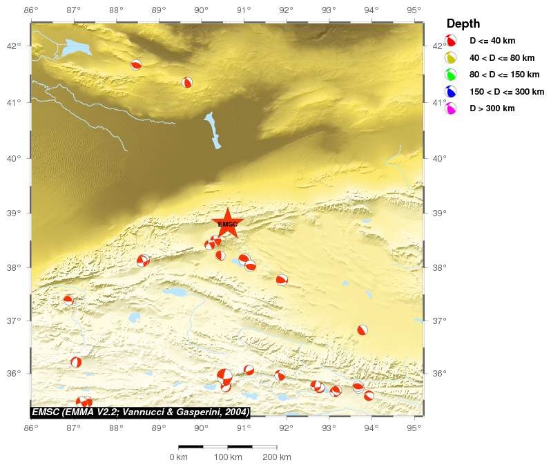 Regional moment Tensor