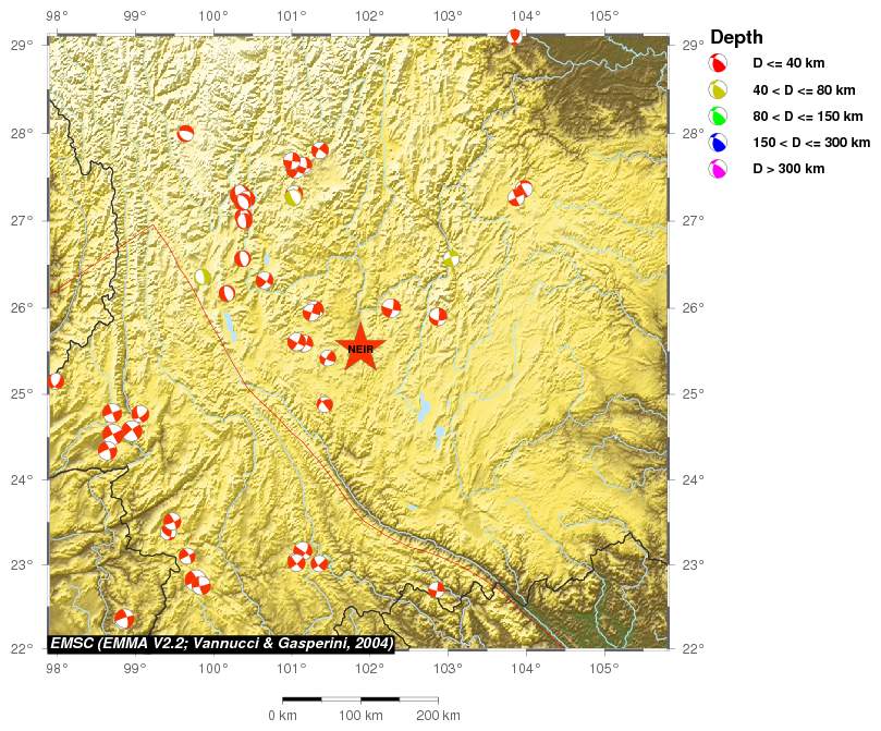 Regional moment Tensor