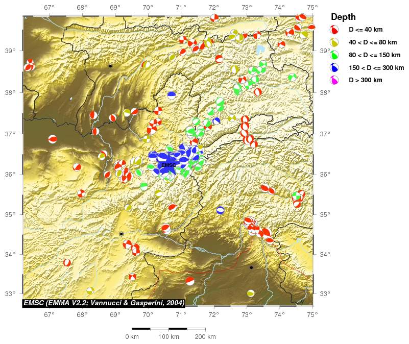 Regional moment Tensor