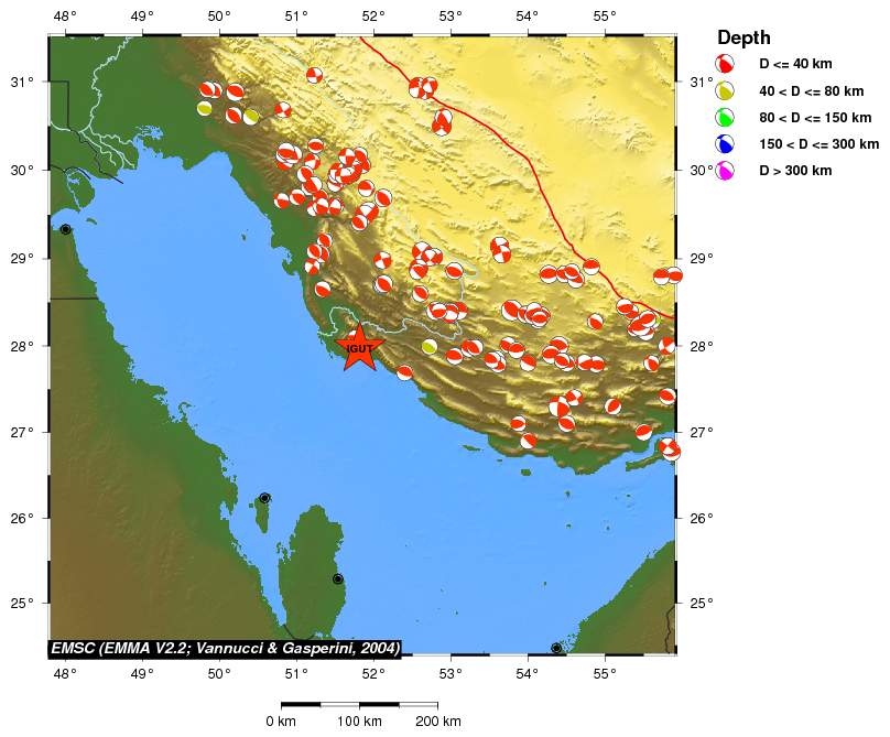 Regional moment Tensor