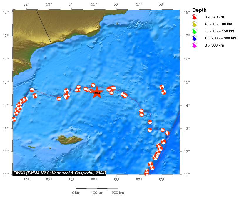 Regional moment Tensor