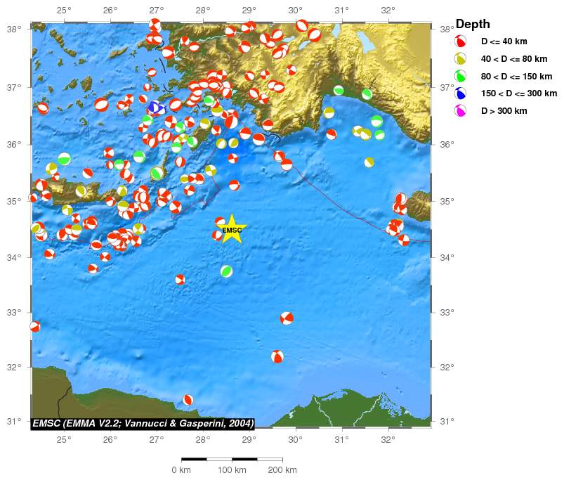 Regional moment Tensor