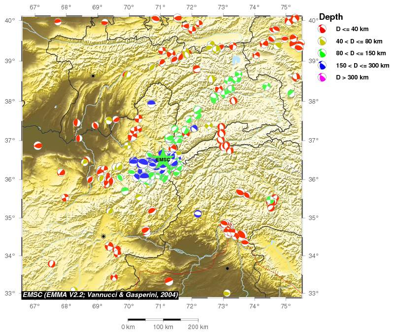 Regional moment Tensor