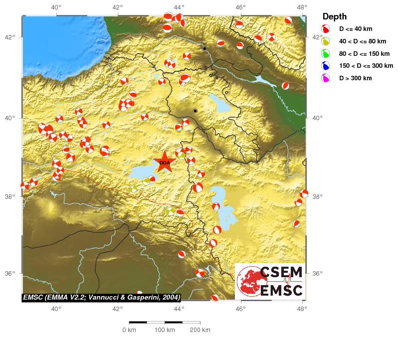 Regional moment Tensor
