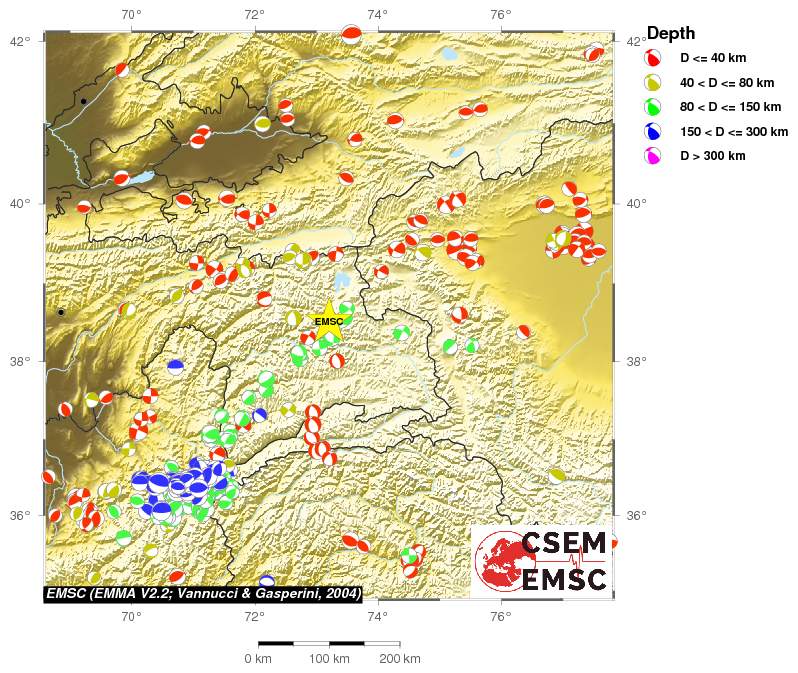 Regional moment Tensor