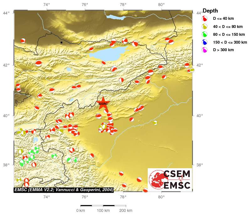 Regional moment Tensor