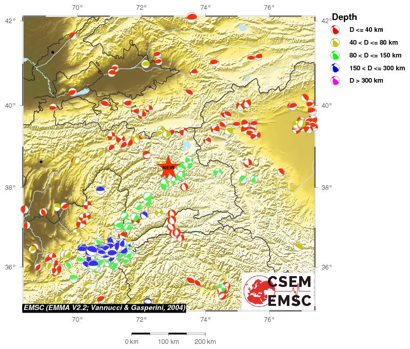 Regional moment Tensor