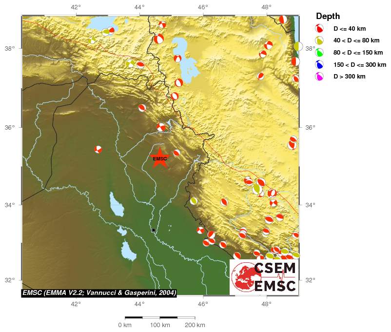 Regional moment Tensor