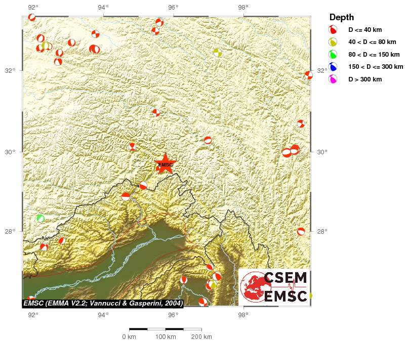 Regional moment Tensor