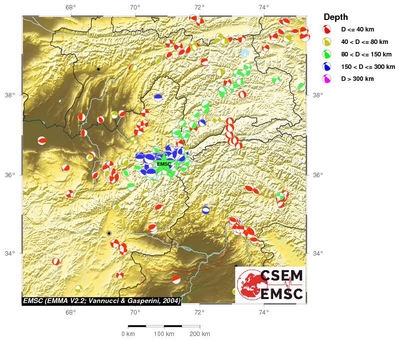 Regional moment Tensor