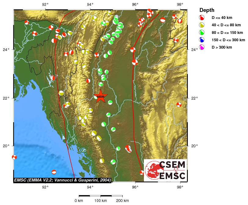 Regional moment Tensor