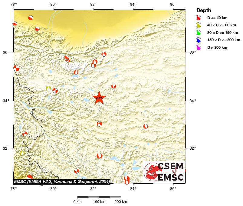 Regional moment Tensor