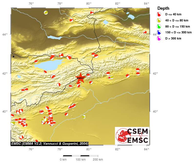 Regional moment Tensor