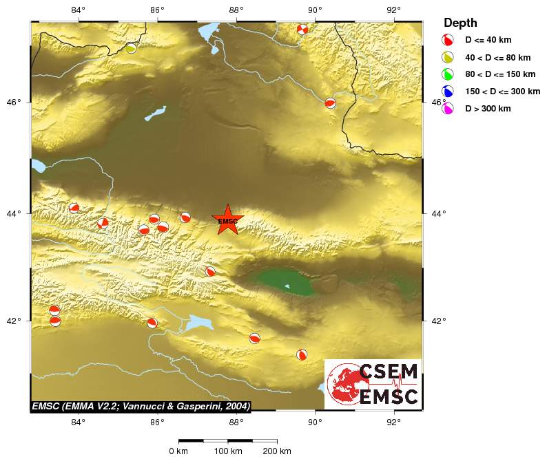 Regional moment Tensor