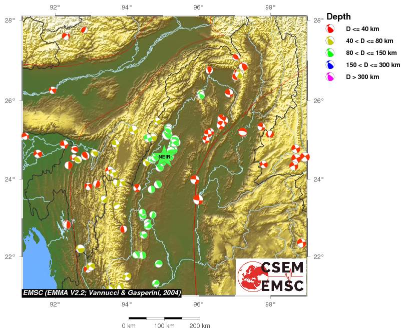 Regional moment Tensor