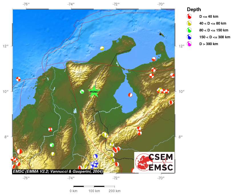 Regional moment Tensor