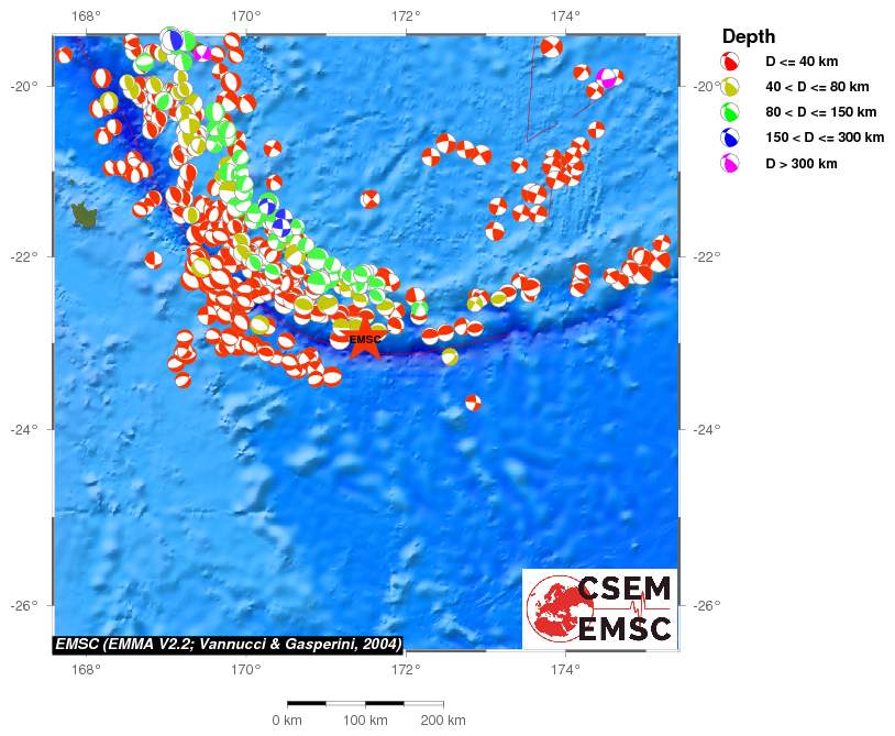 Regional moment Tensor