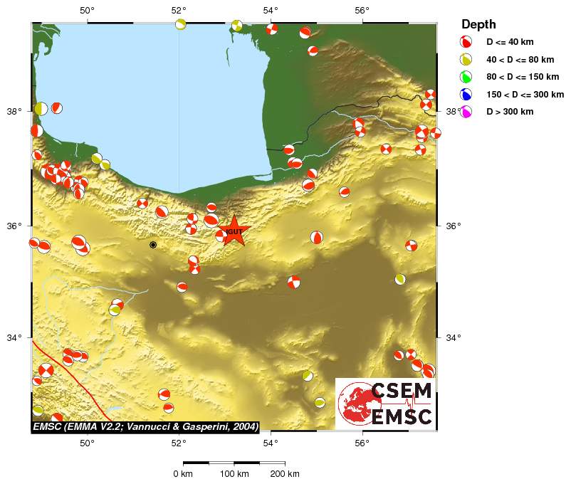 Regional moment Tensor
