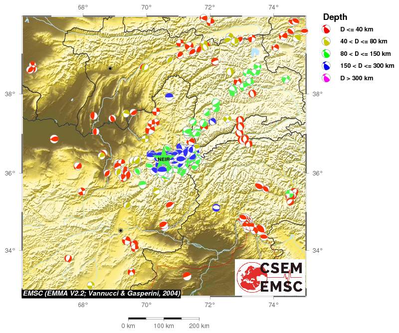 Regional moment Tensor