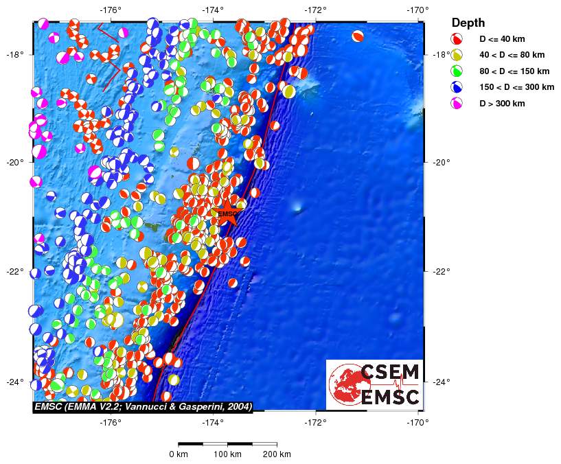 Regional moment Tensor