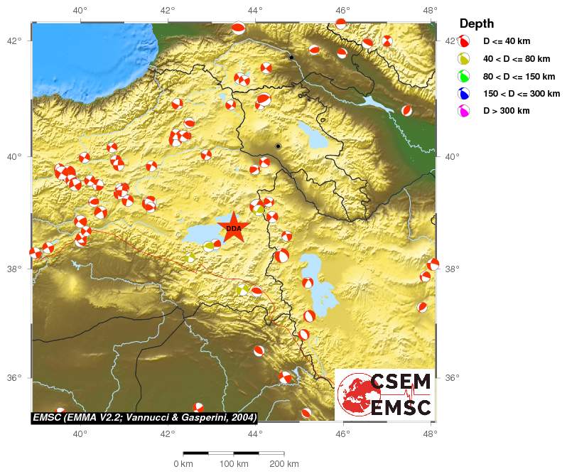 Regional moment Tensor