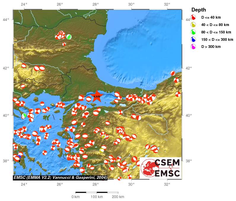 Regional moment Tensor