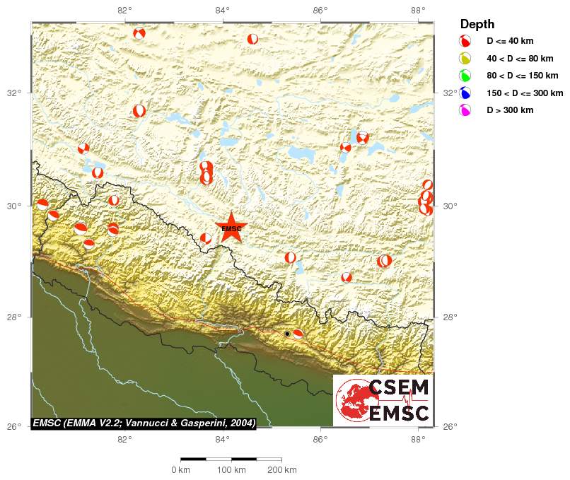 Regional moment Tensor