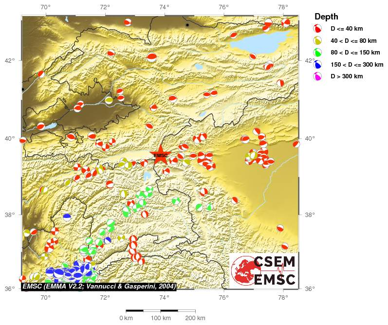 Regional moment Tensor
