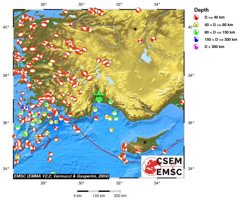Regional moment Tensor
