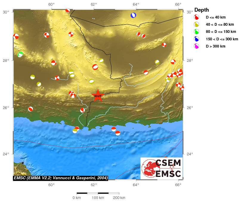Regional moment Tensor