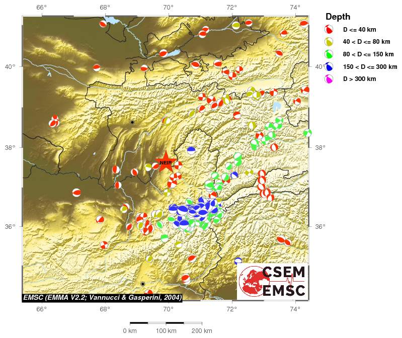 Regional moment Tensor