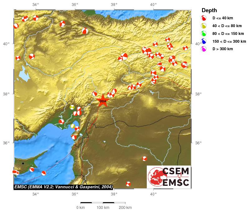 Regional moment Tensor