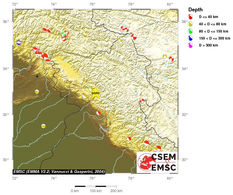 Regional moment Tensor