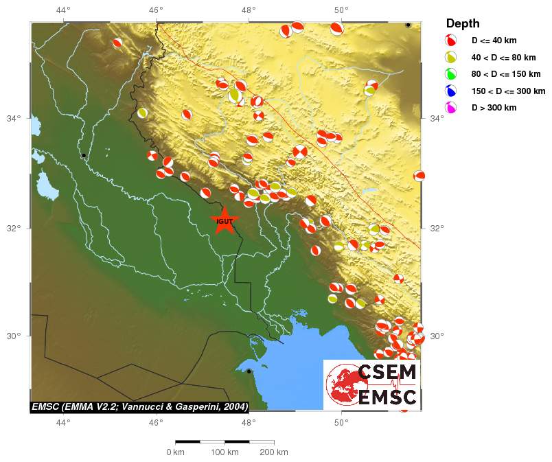 Regional moment Tensor