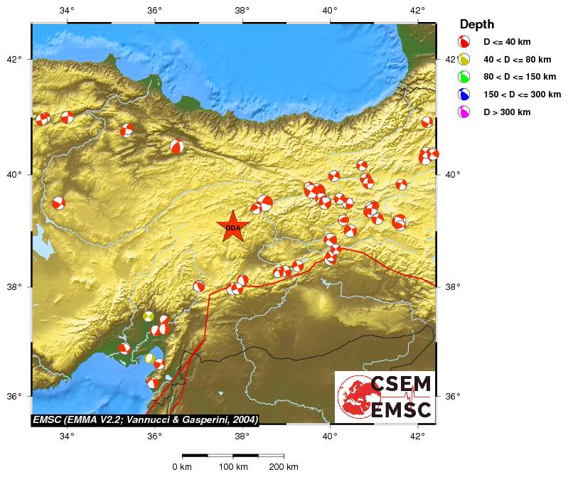 Regional moment Tensor