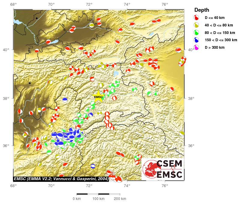 Regional moment Tensor