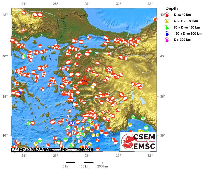 Regional moment Tensor