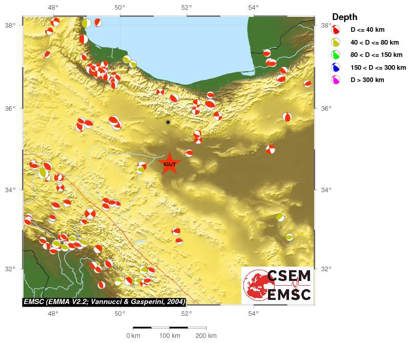 Regional moment Tensor