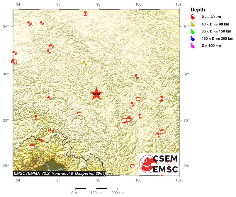 Regional moment Tensor