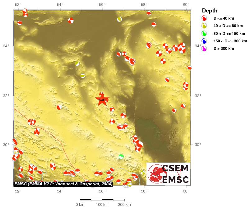 Regional moment Tensor