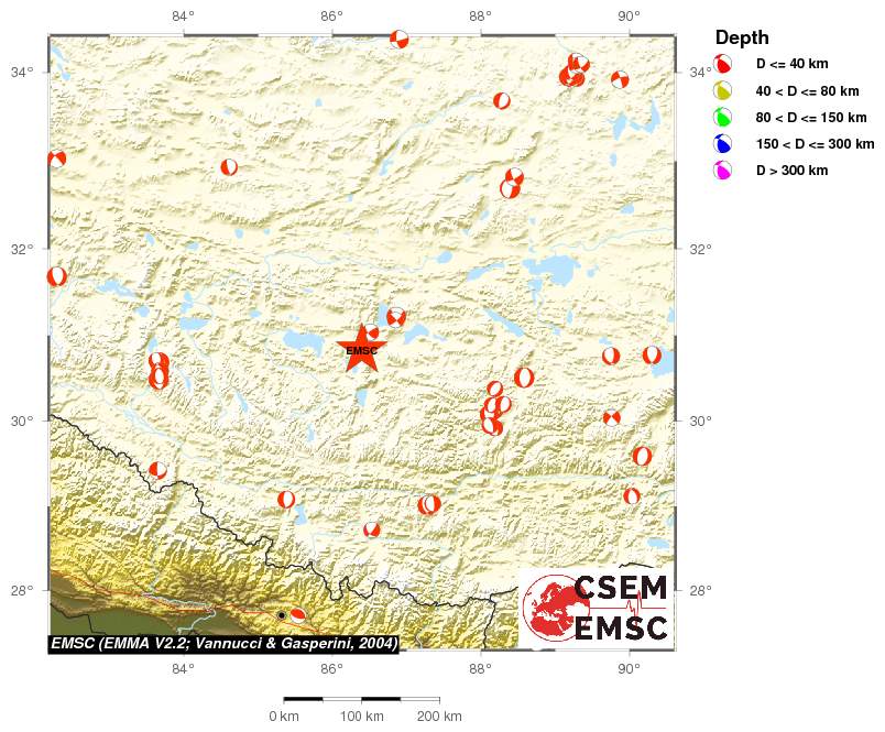 Regional moment Tensor