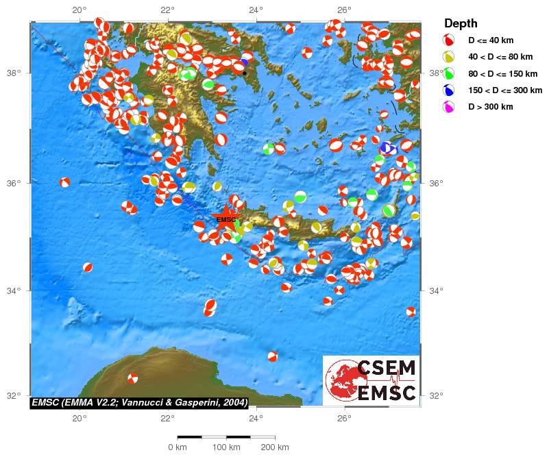 Regional moment Tensor