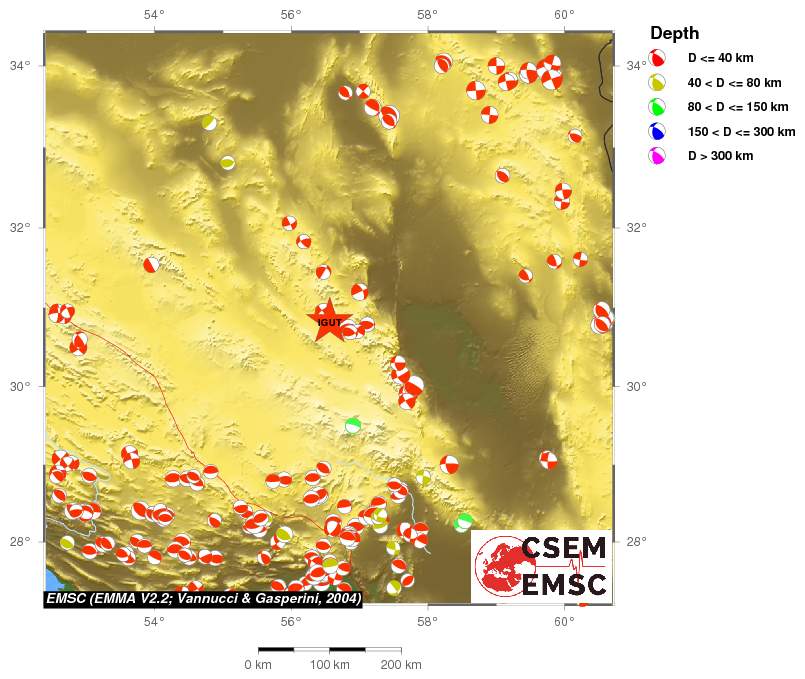 Regional moment Tensor
